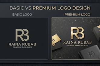 create a professional logo for your business and responsive websites
