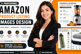 do amazon product listing images, amazon infographic, listing images design