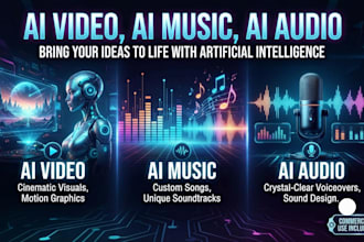 be your expert for ai video generation, ai music, and ai audio