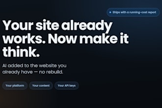 integrate ai into your existing website with chatgpt and automation