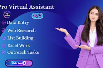 be your VA for lead generation, web research and data entry