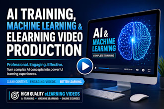 ai training video online course elearning video production machine learning