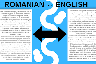 translate romanian to english and english to romanian