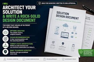 turn your idea into a professional solution design document