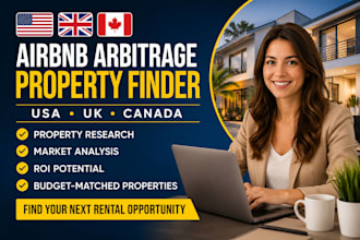 find airbnb arbitrage property in USA UK and canada