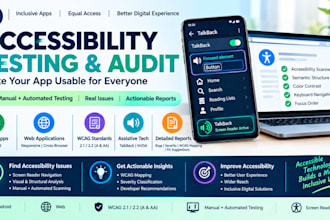 manually test your website for accessibility and bugs