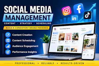 manage your social media accounts and create engaging content
