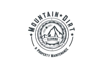 design cleaning and property maintenance company logo