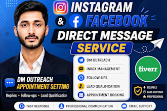 be your instagram dm appointment setter and lead outreach VA