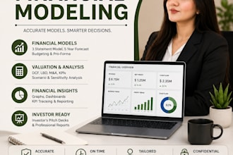 develop financial models, projections, forecasts, and analysis