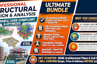 do structural design and analysis in etabs, sap2000 and safe
