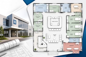 draw hospital floor plan design