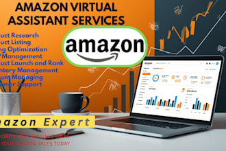 be your amazon virtual assistant for fba and seller central