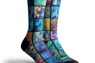 design fun colorful and unique socks for you
