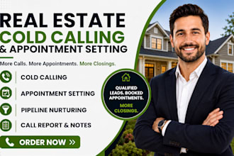 real estate cold calling and appointment setting lead generation pipeline sales
