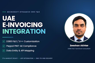 integrate uae e invoicing compliance in dynamics 365 fno