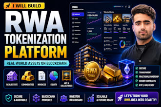 build a real world asset tokenization platform on blockchain