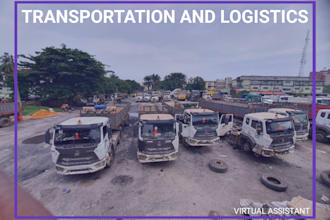 provide virtual assistant support for trucking and logistics businesses