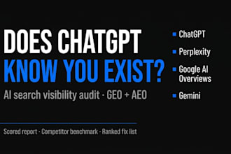 do a GEO and aeo audit of your brand visibility in ai search