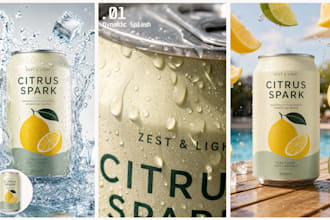 create highend ai food and beverage photography