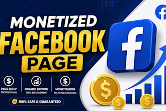 deliver a fully facebook content monetization setup page