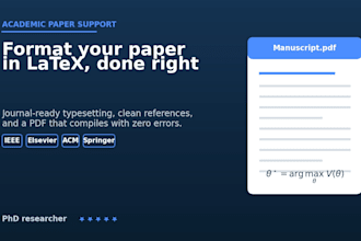 latex research paper formatting