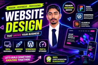 design responsive professional figma website development