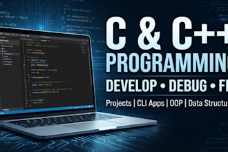 develop, debug and fix c and cpp programs and projects