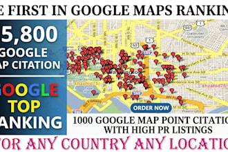 build google maps citations, local SEO backlinks for gmb ranking