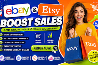 do ebay promotion and etsy promotion to boost sales