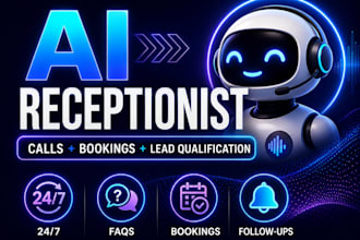 build an ai receptionist for calls bookings and lead qualification