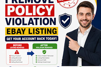 ebay and etsy expert, SEO listings and policy fix