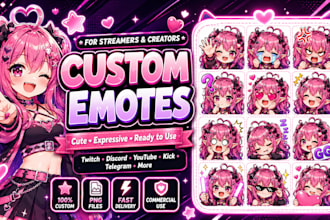 create custom twitch emotes, badges and sub badges