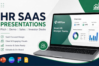 design b2b saas HR technology employee management software presentation deck