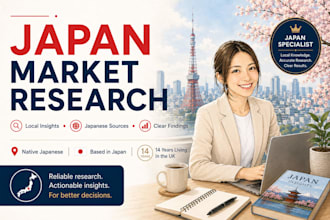 research the japanese market, competitors and local trends