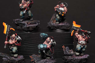 paint your warhammer 40k squad or kill team miniatures
