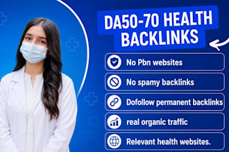 boost your health website by powerful health backlinks