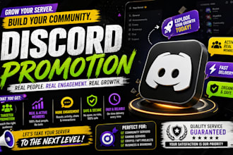 advertise and boost discord server organic promotion get real targeted members