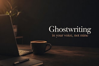 ghostwrite personal essays and blog posts in your voice