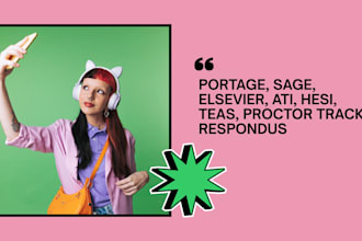 do portage, sage, elsevier, ati, hesi, teas, proctor track, respondus