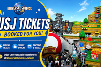 book ghibli park, pokepark kanto and usj tickets for you