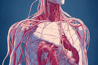 create medical illustration and diagram
