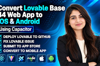 convert lovable web app to ios or android, submit to app store