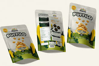 design product packaging, label, box, pouch and dieline