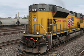 create high quality 3d train, tram and locomotive models for trainz and games