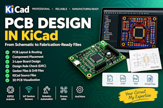 design professional pcb layouts and schematics in kicad