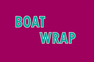 creative boat wrap, wrap decal, vehicle wrap design