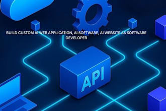 build custom ai web application, ai software, ai website as software developer