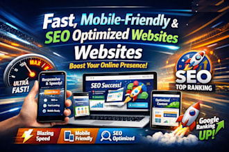 create a fast, mobile friendly and SEO friendly website
