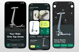 develop e scooter rental app with gps tracking and payments